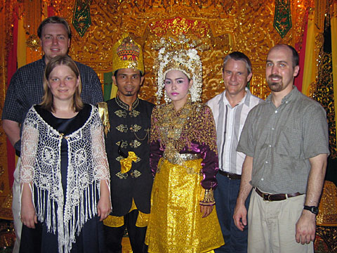 Reception after Reza's wedding